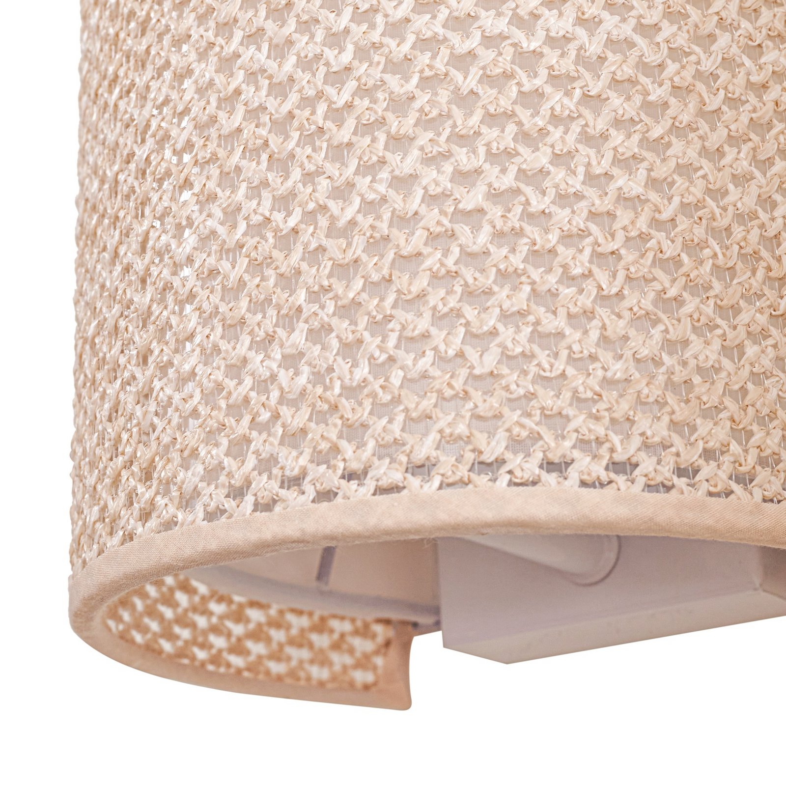 Soula seinävalaisin, 20 cm, beige, muovi, E27 - Lindby