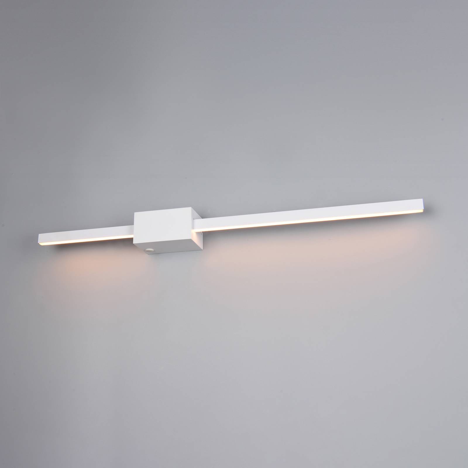 Trio Lighting LED wandlamp Cassino, mat wit, breedte 70 cm, metaal