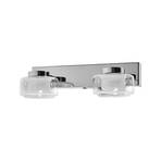 LEDVANCE Applique murale LED Orbis Flame, à 2 lampes, chrome, IP44