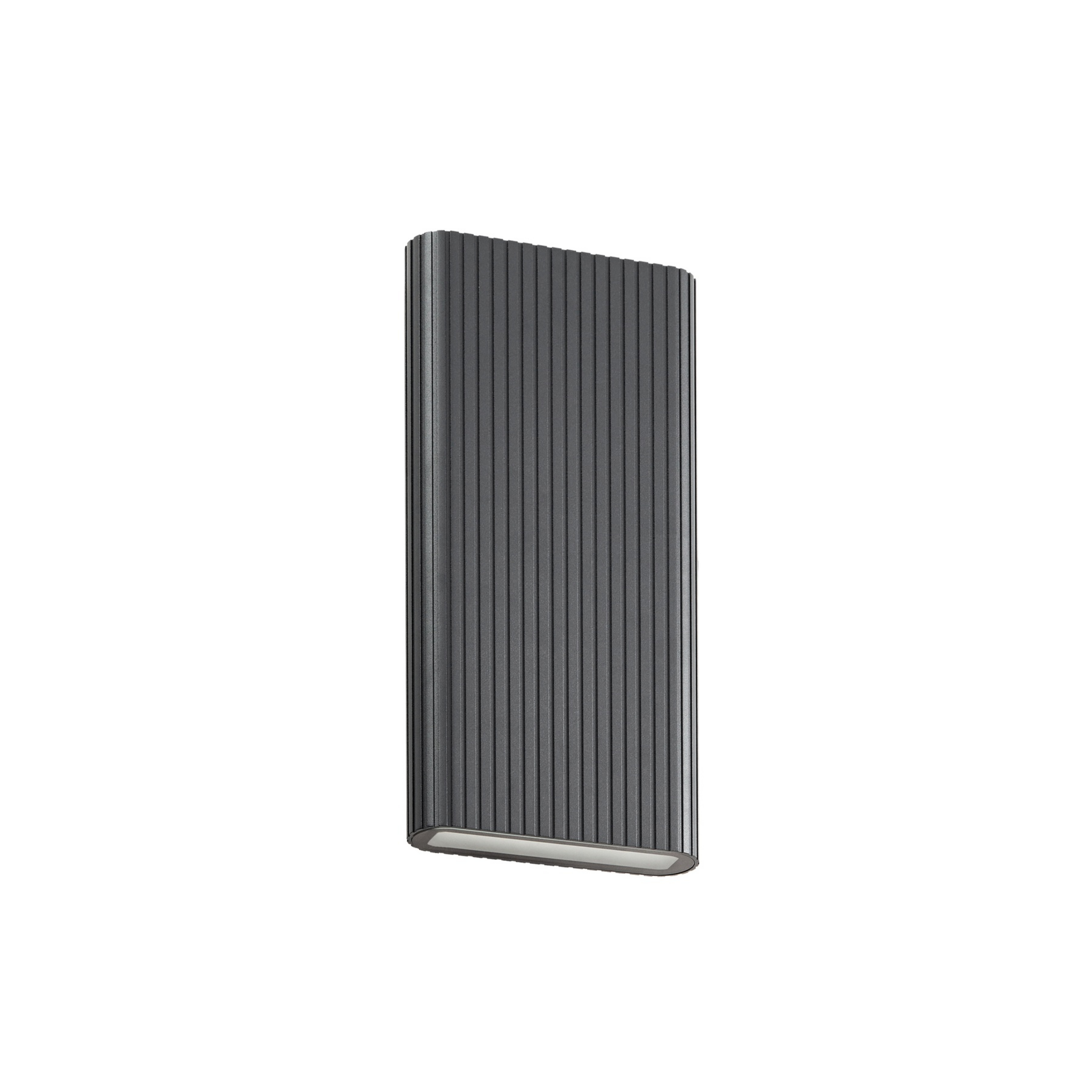 Raija LED buiten wandlamp, antraciet, 40 cm, CCT - Lucande
