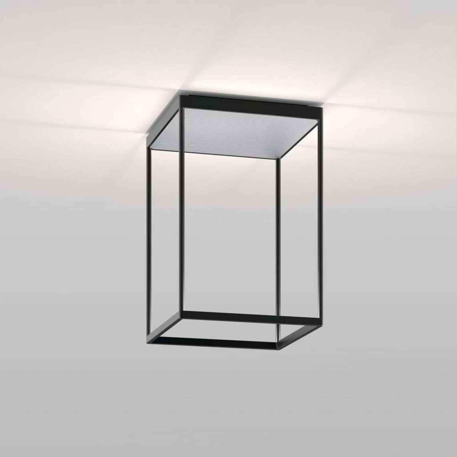 Reflex 2 LED-loftslampe, sort/sølv Serien Lighting - Stue - Aluminium