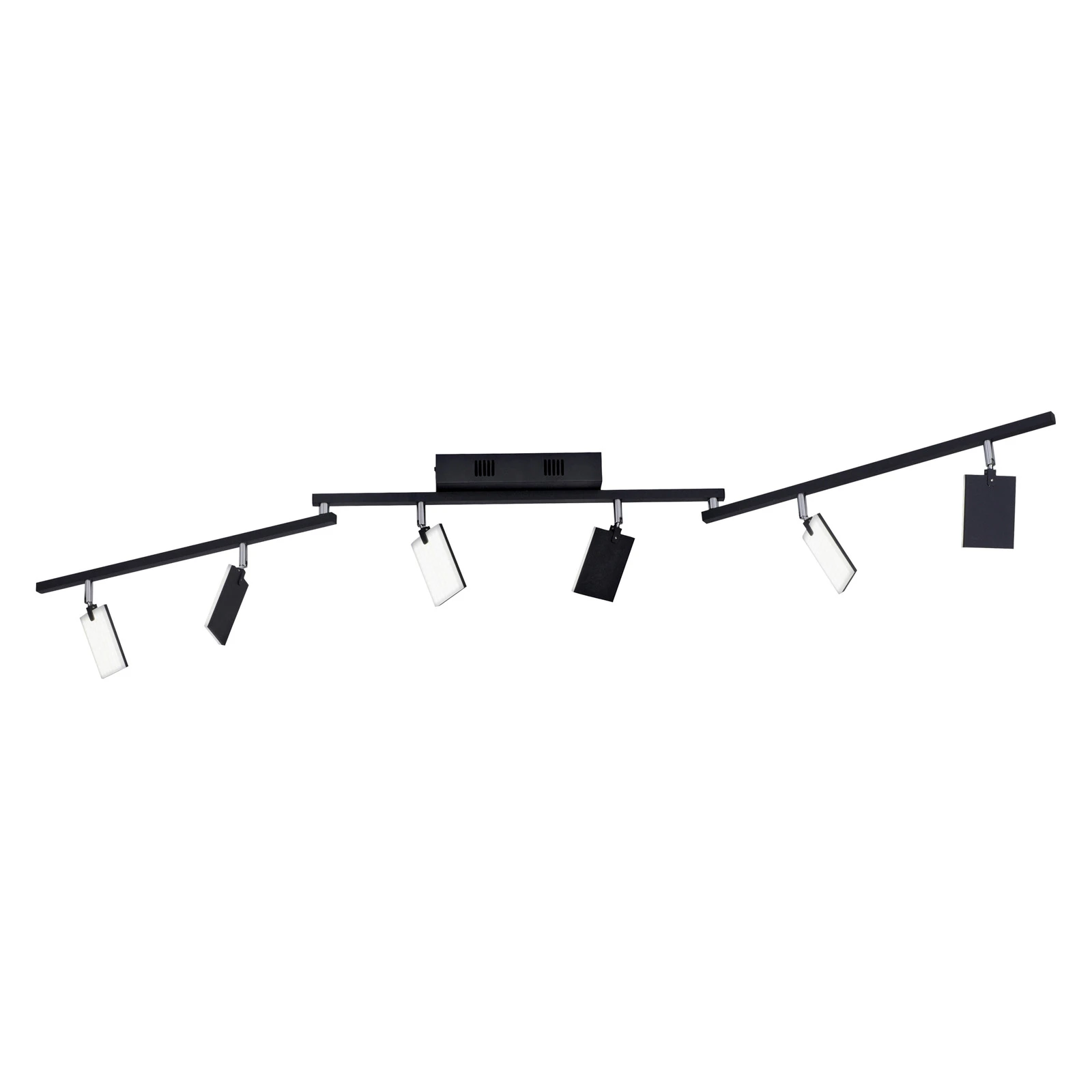 PURE Mira plafonnier 6 lampe télécommande CCT noir