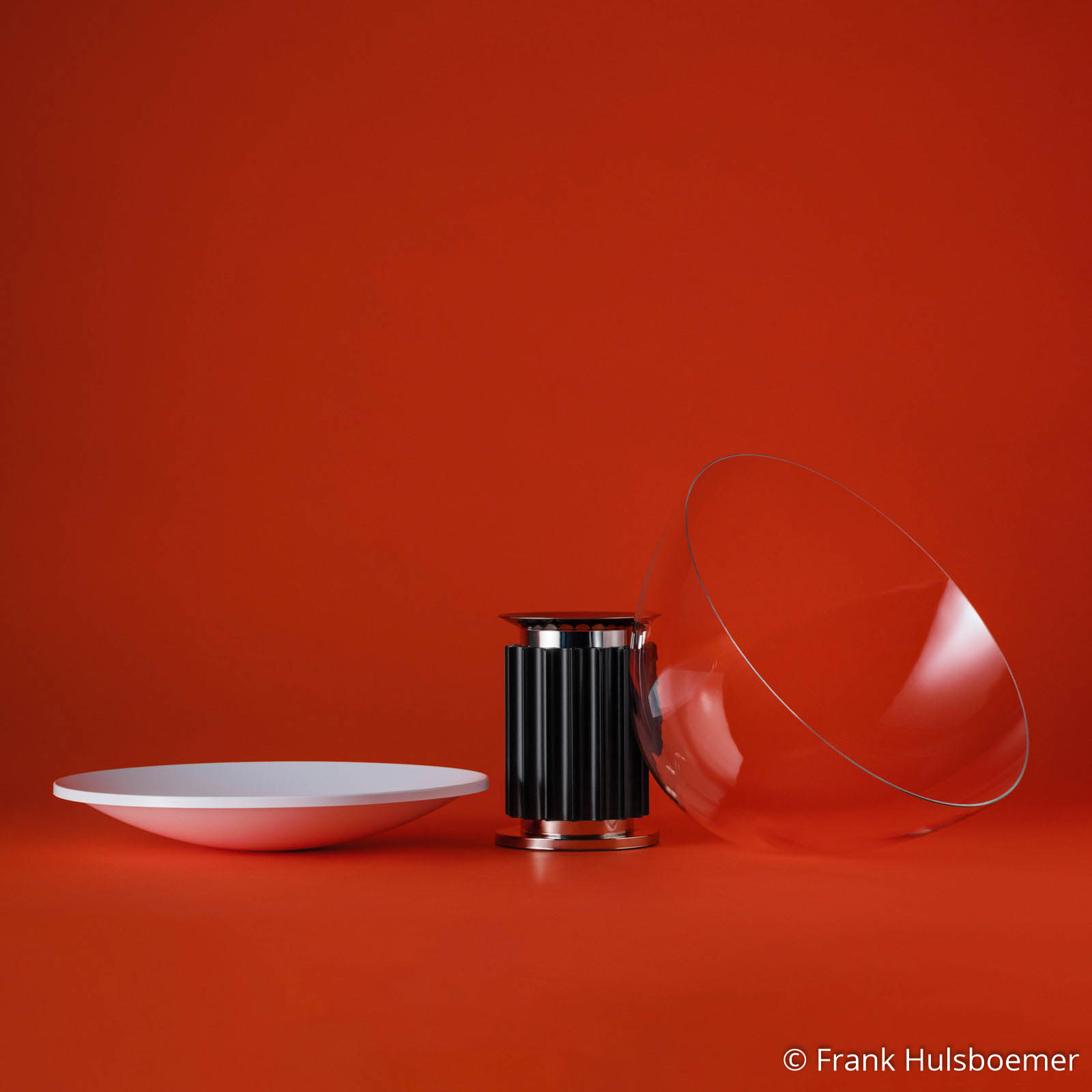 FLOS Taccia small - lámpara de mesa LED, negro