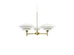 DL20 Chandelier Opal/Brass - DybergLarsen