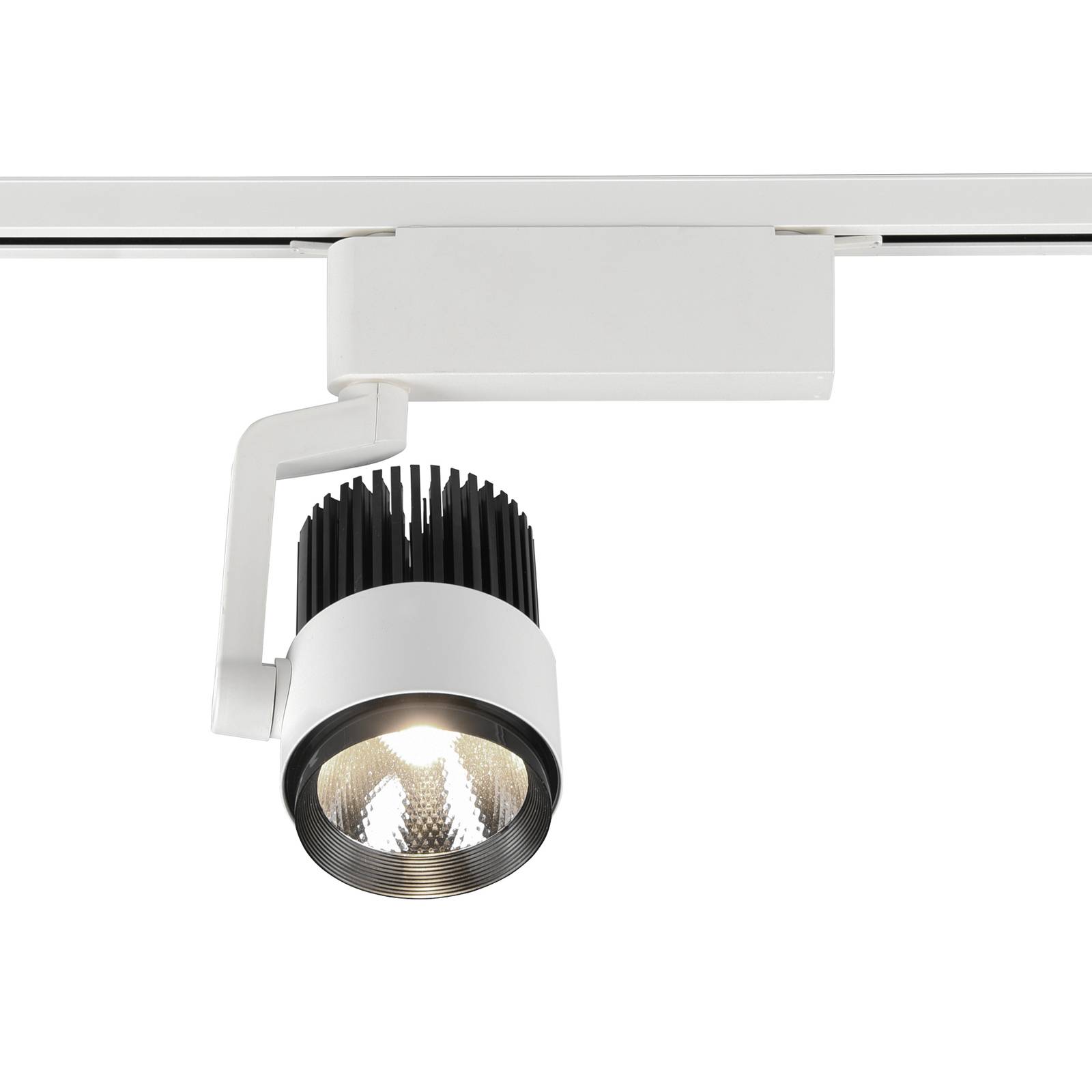 Trio Lighting LED-Schienenspot Radiator für DUOline, weiß matt, CCT - Wohn- / Esszimmer - Schienensystem - Modern - dimmbar - weiß / opal - Sonstige Metalle