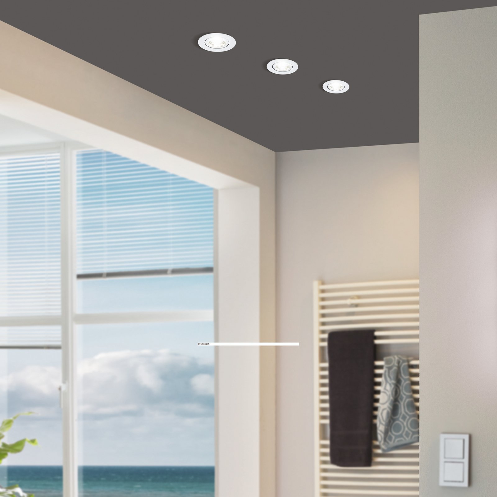 Spot LED Saliceto rond pivotant 4 000 K blanc Spot LED Saliceto rond pivotant 4 000 K blanc