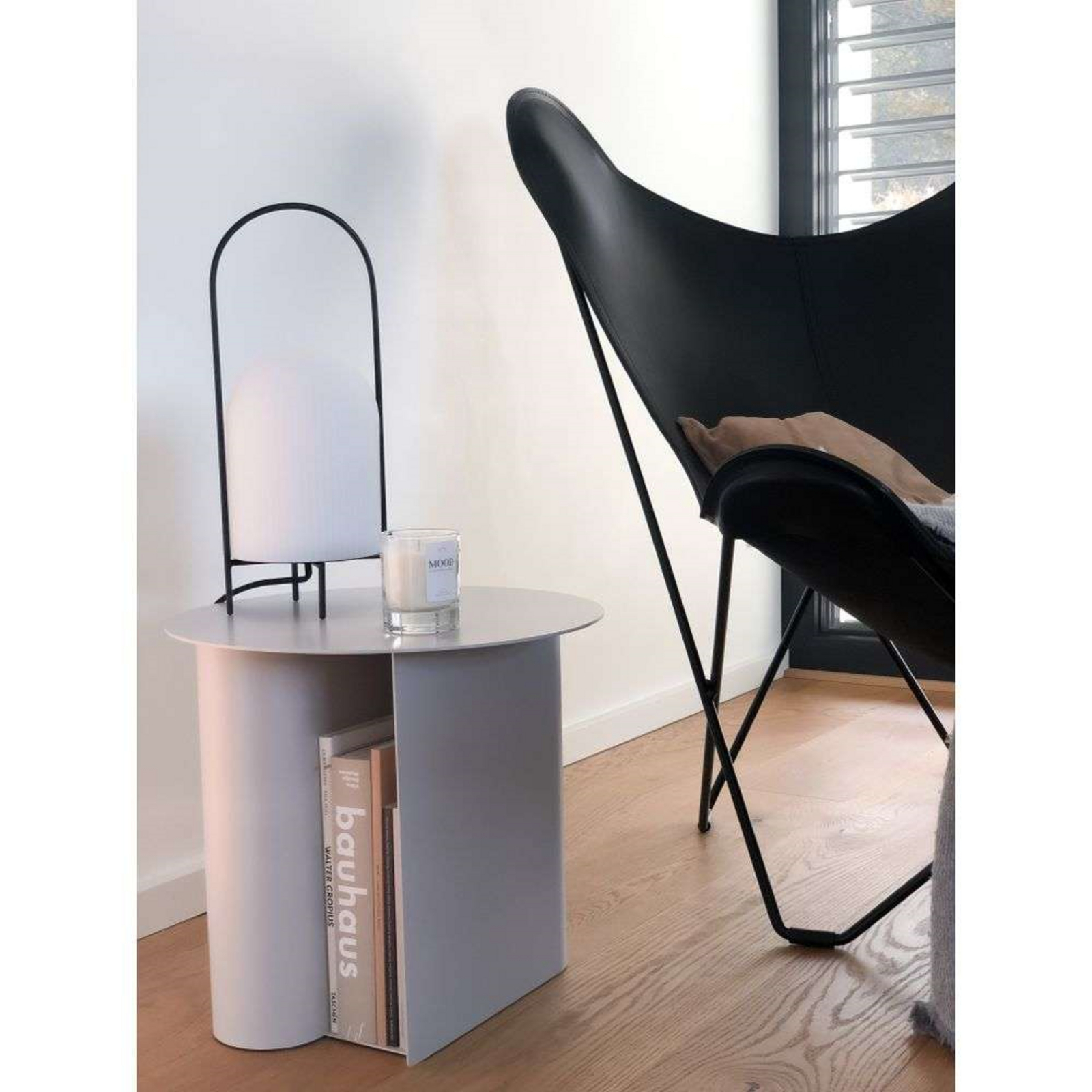 Sentrum Side Table Warm Grey - Woud