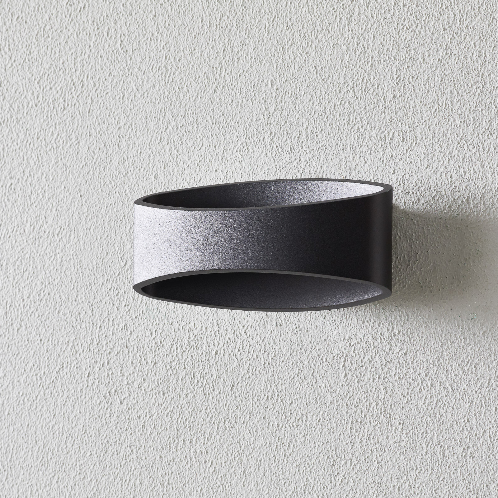 LED-Wandleuchte Trame, ovale Form