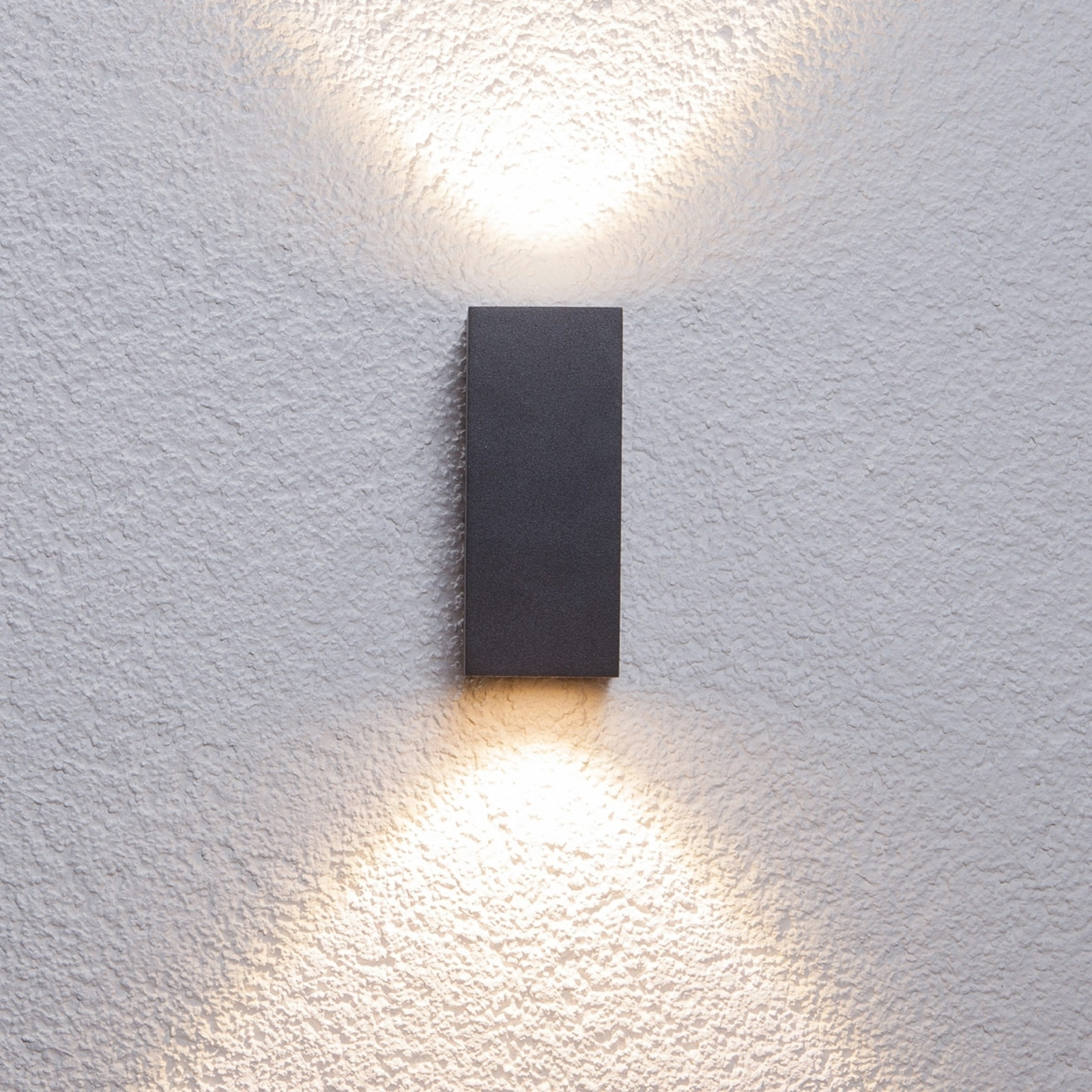 Tavi Up/Down Außenwandleuchte Graphite - Lucande