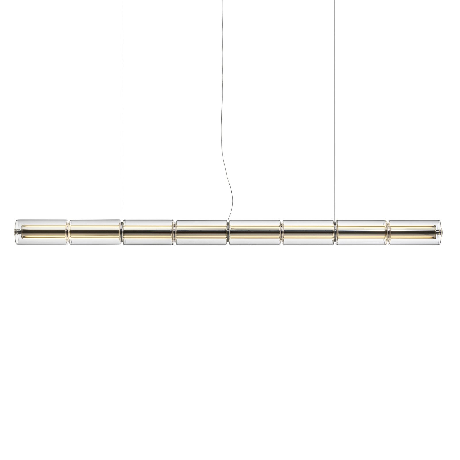 FLOS LED-Hängeleuchte LUCE CILINDRICA S1, Glas