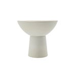 Plat à pied, Ø 20 cm, grès crème - House Doctor