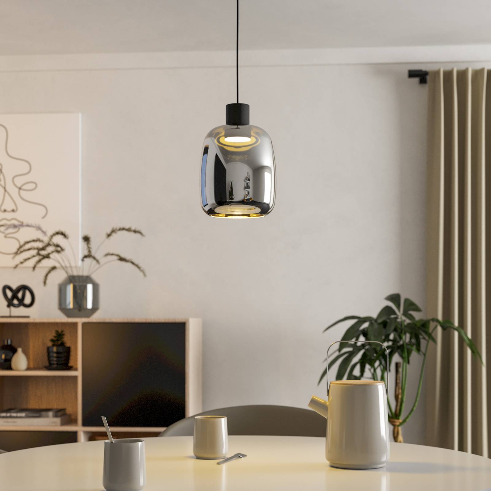  Eglo Connect Eglo Connect Led-hängeleuchte Molochio-z, 1-fl., Schwarz 