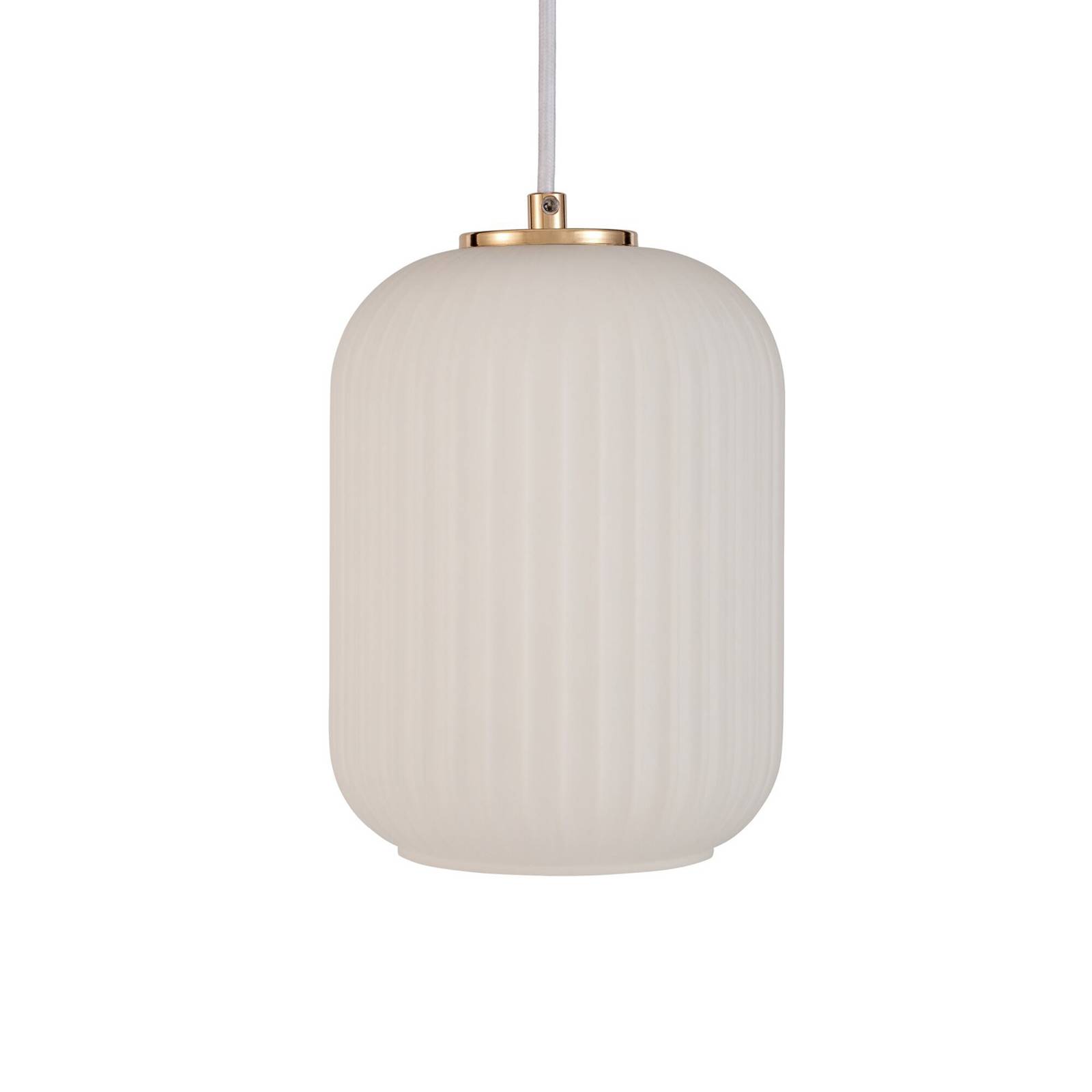 Pauleen Glass Pendant Light - Living / Dining Room - Hanging Light - dimmable - White