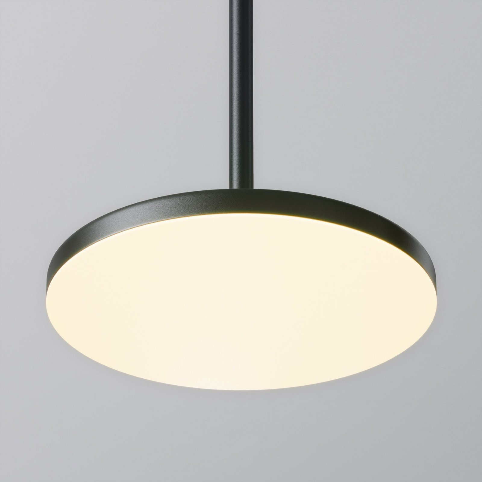 Candeeiro suspenso LED Maytoni Plato, preto, Ø 18,5cm, alumínio