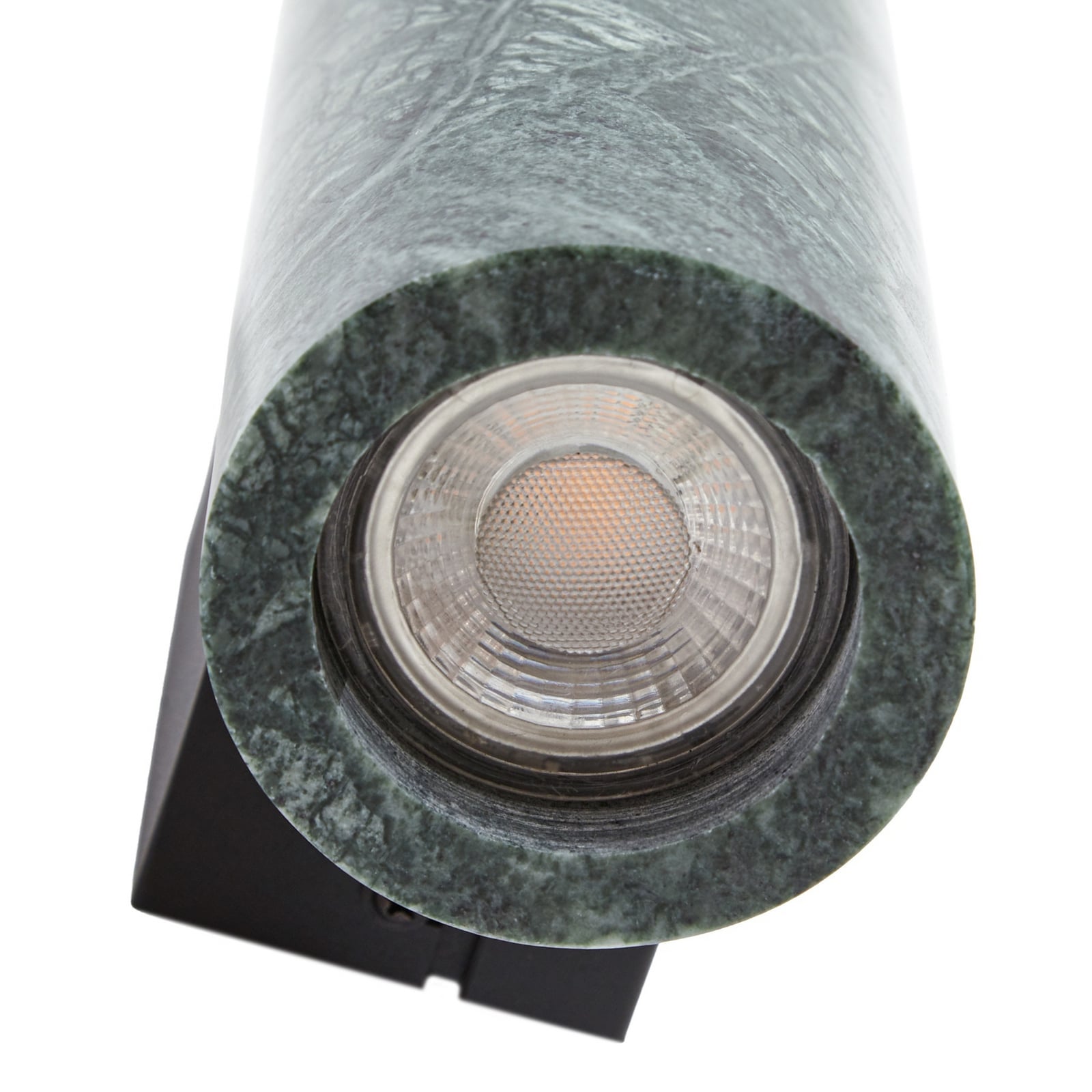 Tavira vägglampa, grön marmorerad, upp/ner, GU10 – Lucande Tavira vägglampa, grön marmorerad, upp/ner, GU10 – Lucande