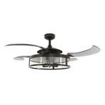 Fanaway Classic Deckenventilator Licht schwarz leise, Beacon