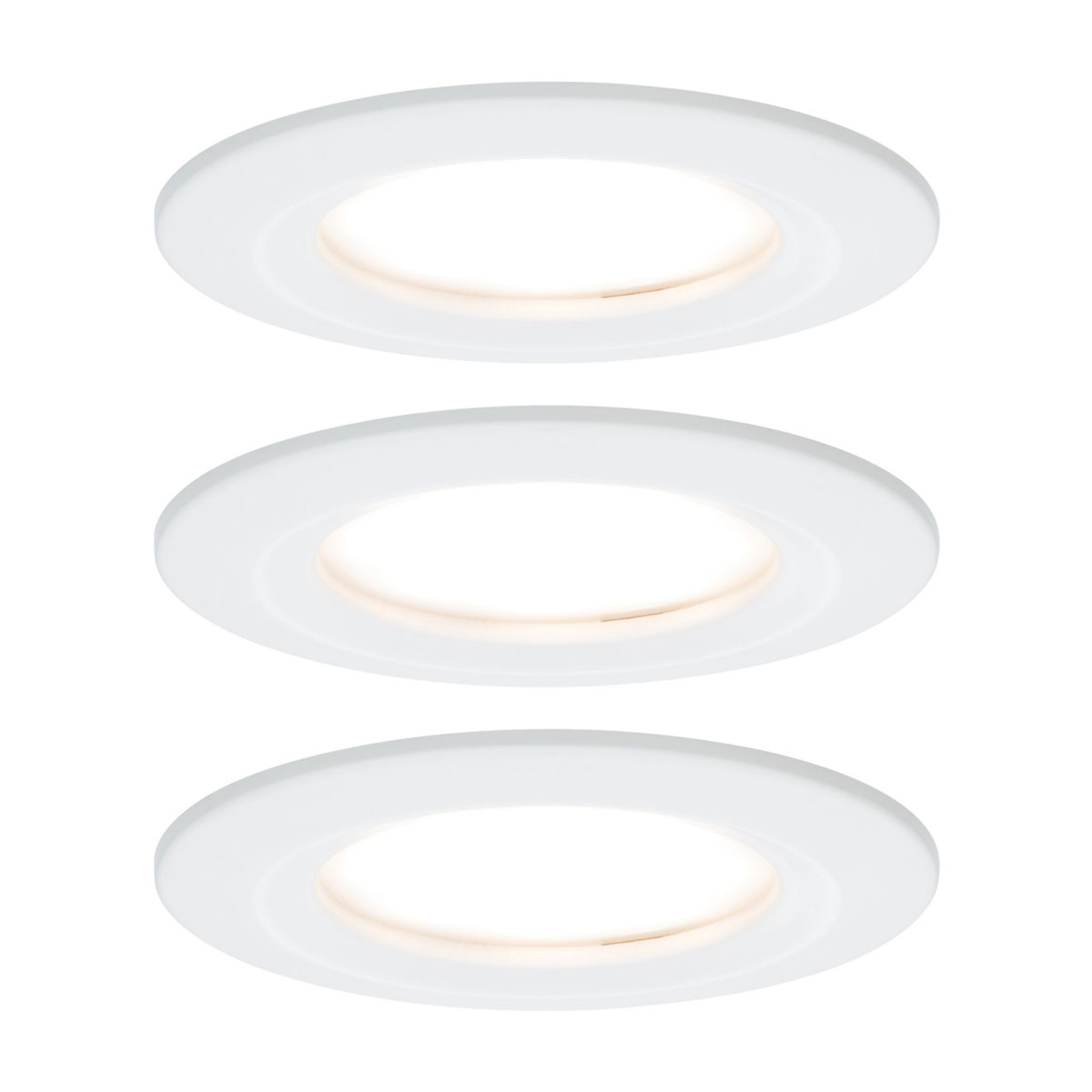 Paulmann LED-Einbauspot Nova Coin 3er rund 3-Step-dim