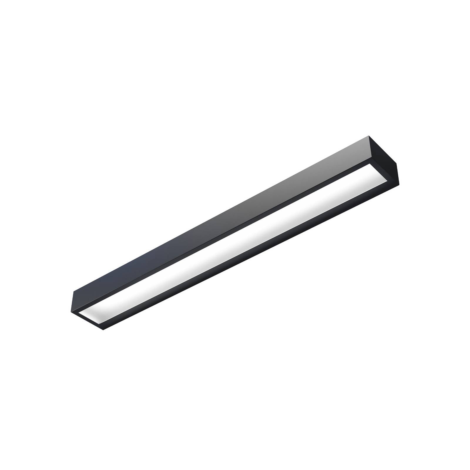 LED-Bad-Wandlampe Vola IP44 schwarz 4000 K Breite 60 cm