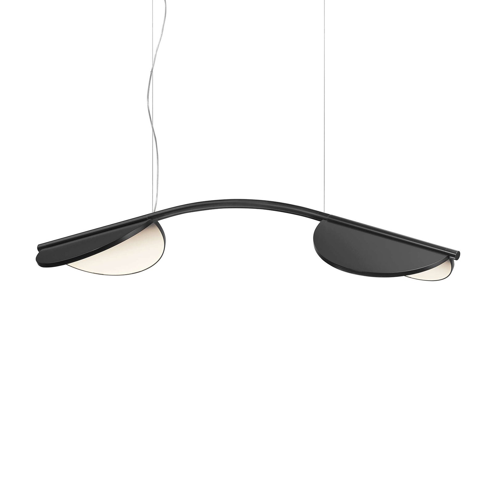 FLOS Almendra Arch LED hanging light, two-bulb