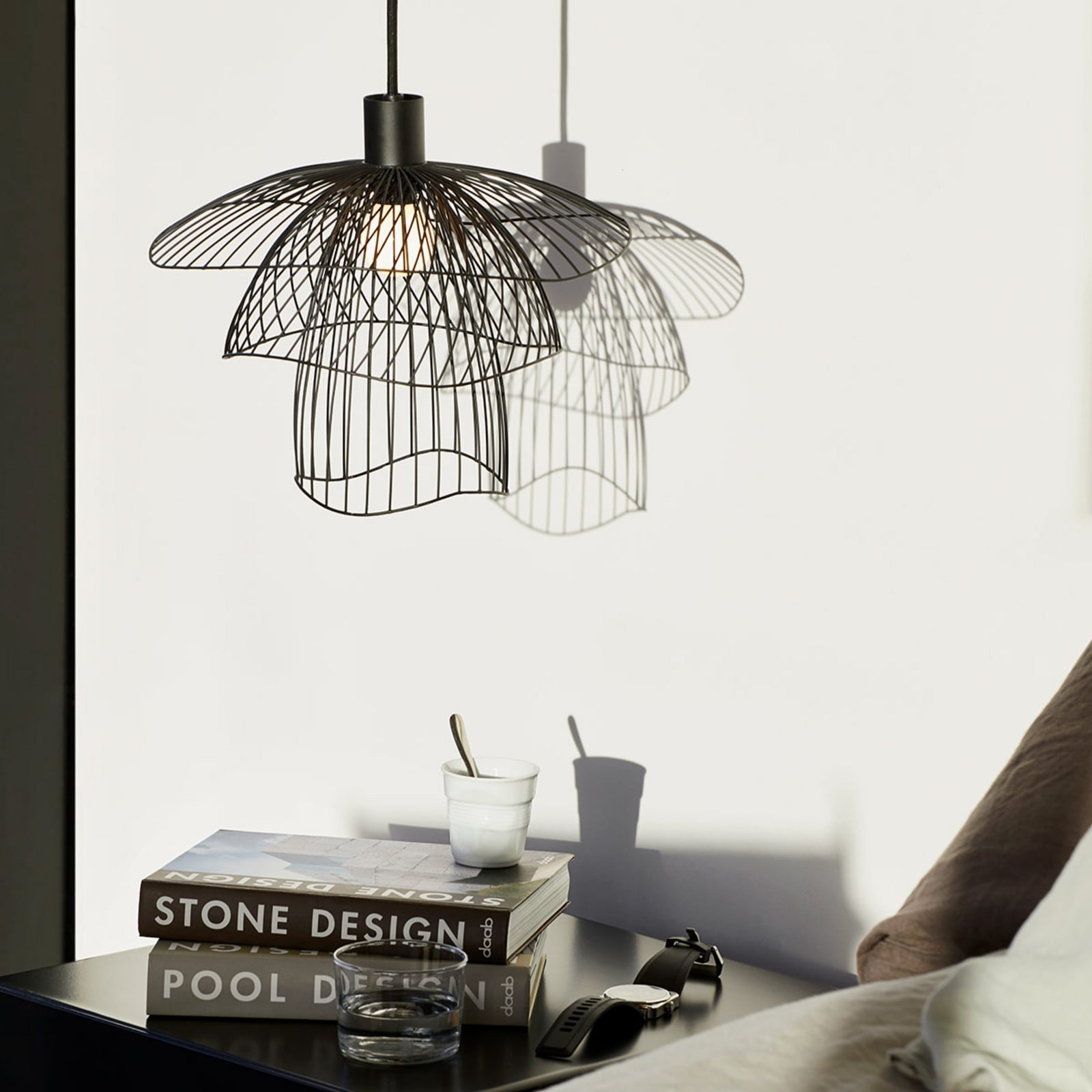 Papillon Pendel XS Black Papillon XS Forestier - Stue - Design - Metal - Med én lyskilde