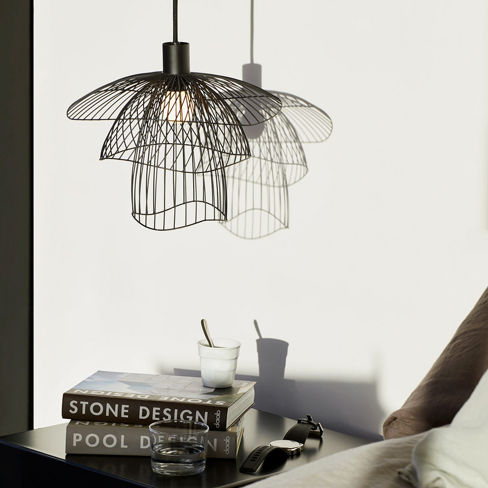 Forestier Papillon Taklampa XS, svart från Forestier