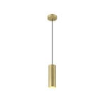 SLV lampa wisząca Enola, kolor złoty matowy, Ø 10 cm, metal