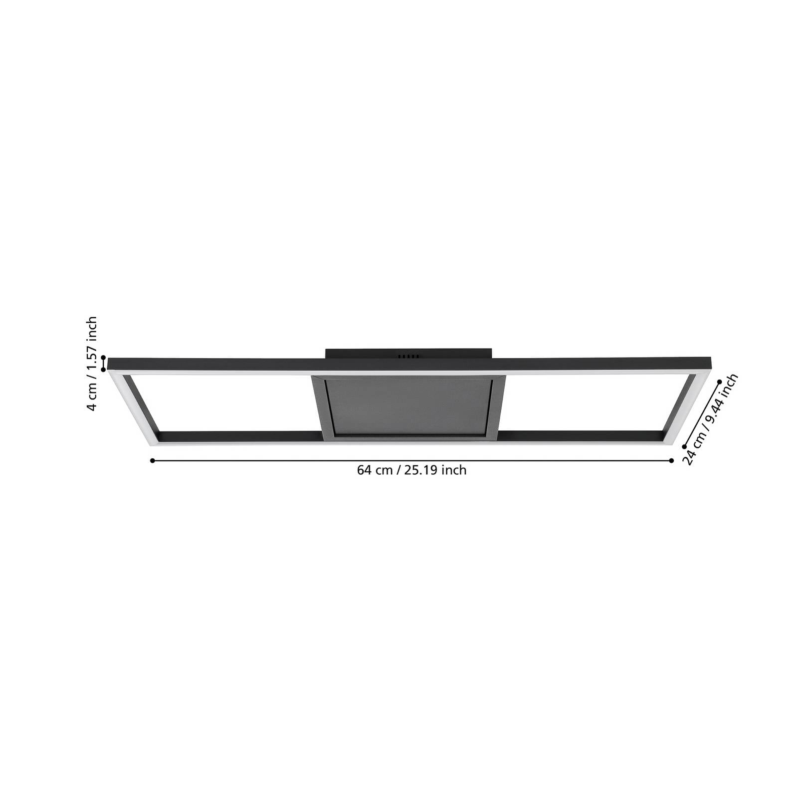 Lampa sufitowa LED Calagrano ZigBee CCT 64x24cm