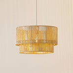 Lindby Hängeleuchte Anuva, Ø 45 cm, beige, Papier, E27