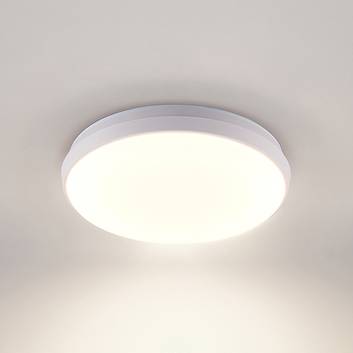 Arcchio Brady LED stropná lampa, biela, okrúhla