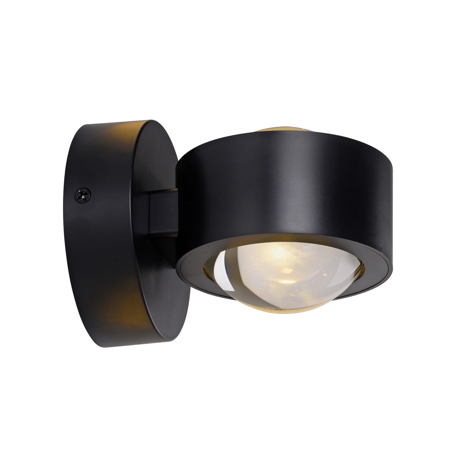 Schöner Wohnen LED wall lamp Chia, black, 3,000 K, up/down Schöner Wohnen LED wall lamp Chia, black, 3,000 K, up/down