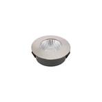 Diled LED recessed ceiling spotlight, Ø 6.7 cm, dimmable, steel