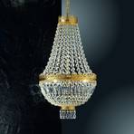 24 carat gold-plated hanging light Cupola