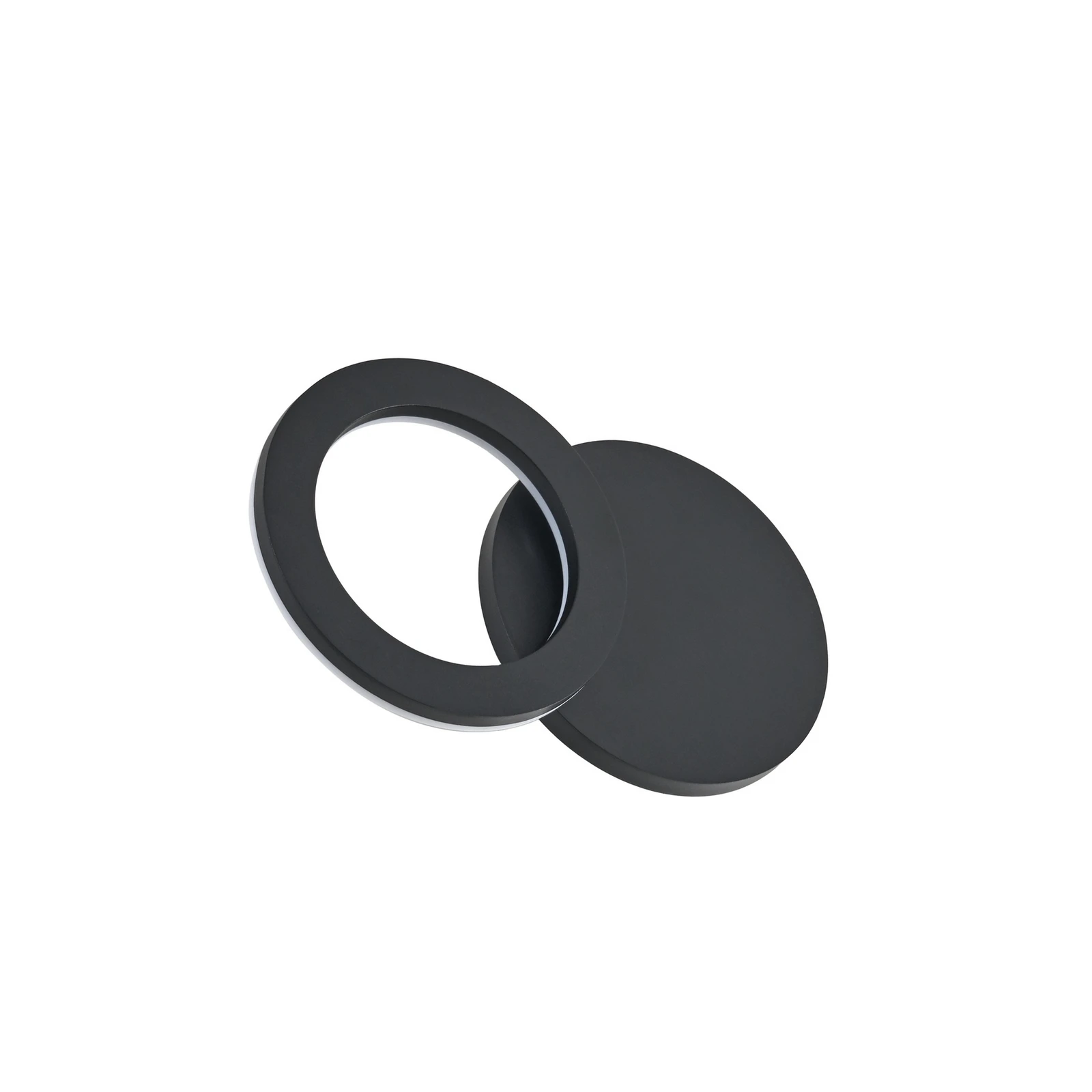 Lindby Applique da esterni LED Ilveo, nera, IP54, orientabile