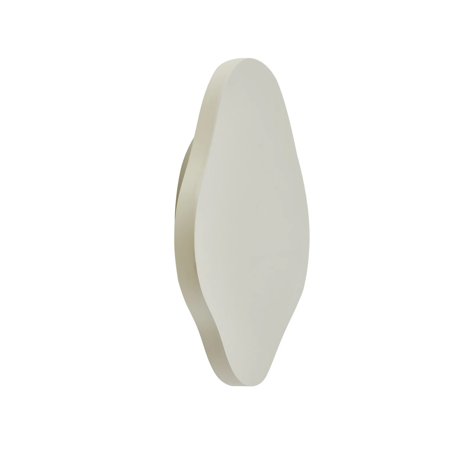 Lindby LED sieninis šviestuvas Nielson, smėlio spalvos, gipso, 30 cm aukščio