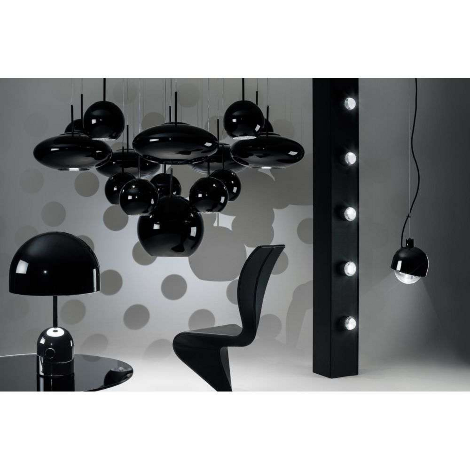 Bell Asztali Lámpa H42,5 Black - Tom Dixon