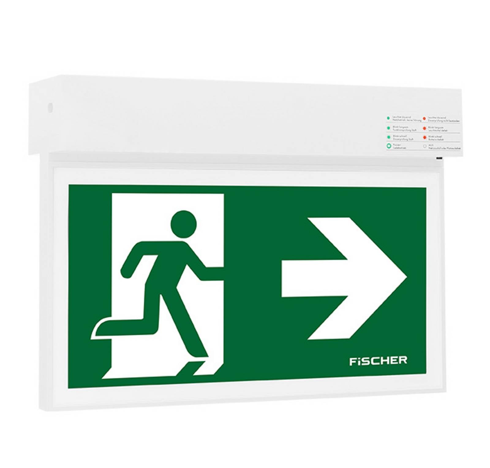 Fischer Akku LED-Notleuchte SKR-U383AT2 Erkennungsweite 18 m