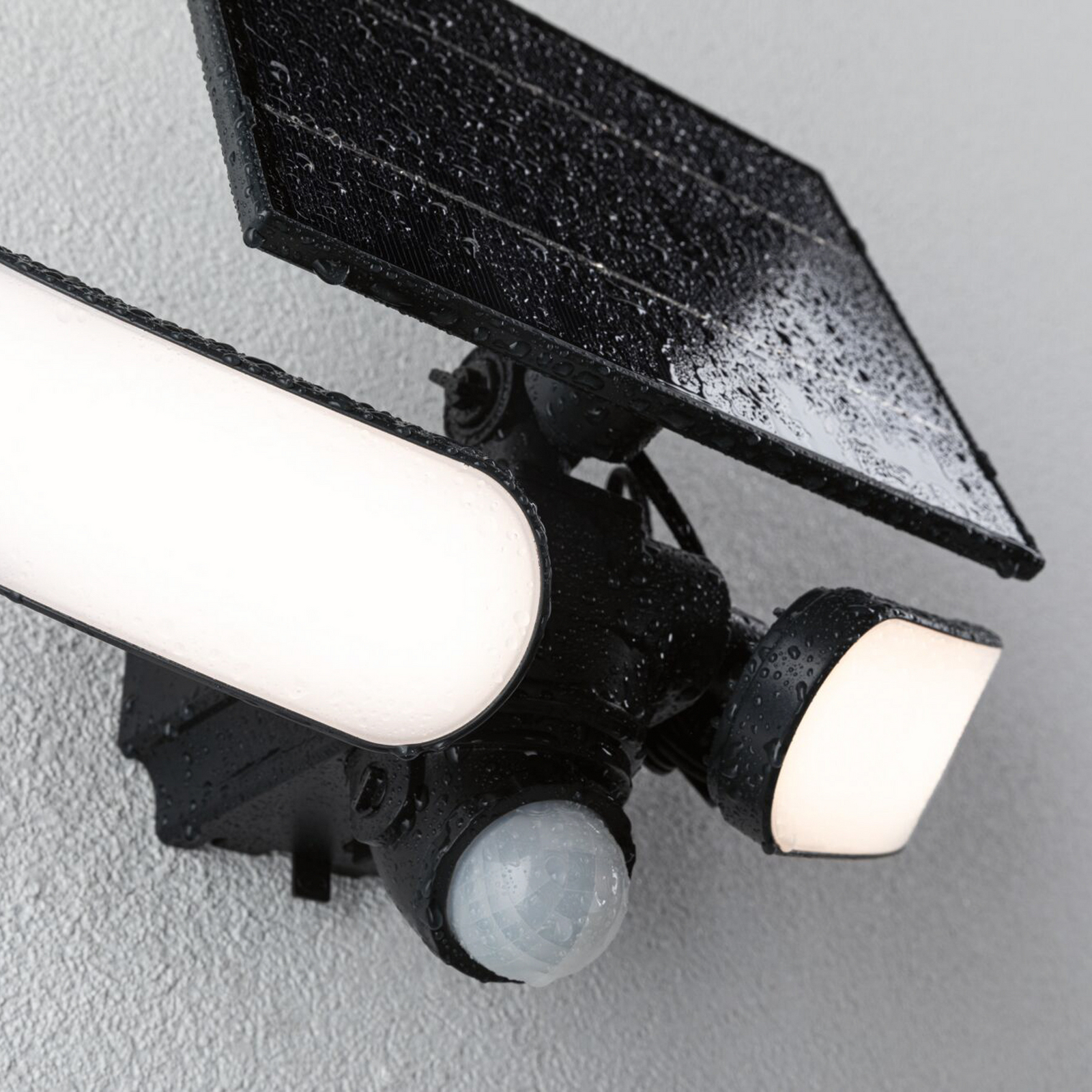 Applique d'extérieur solaire Paulmann Sonlig, anthracite, capteur, IP65