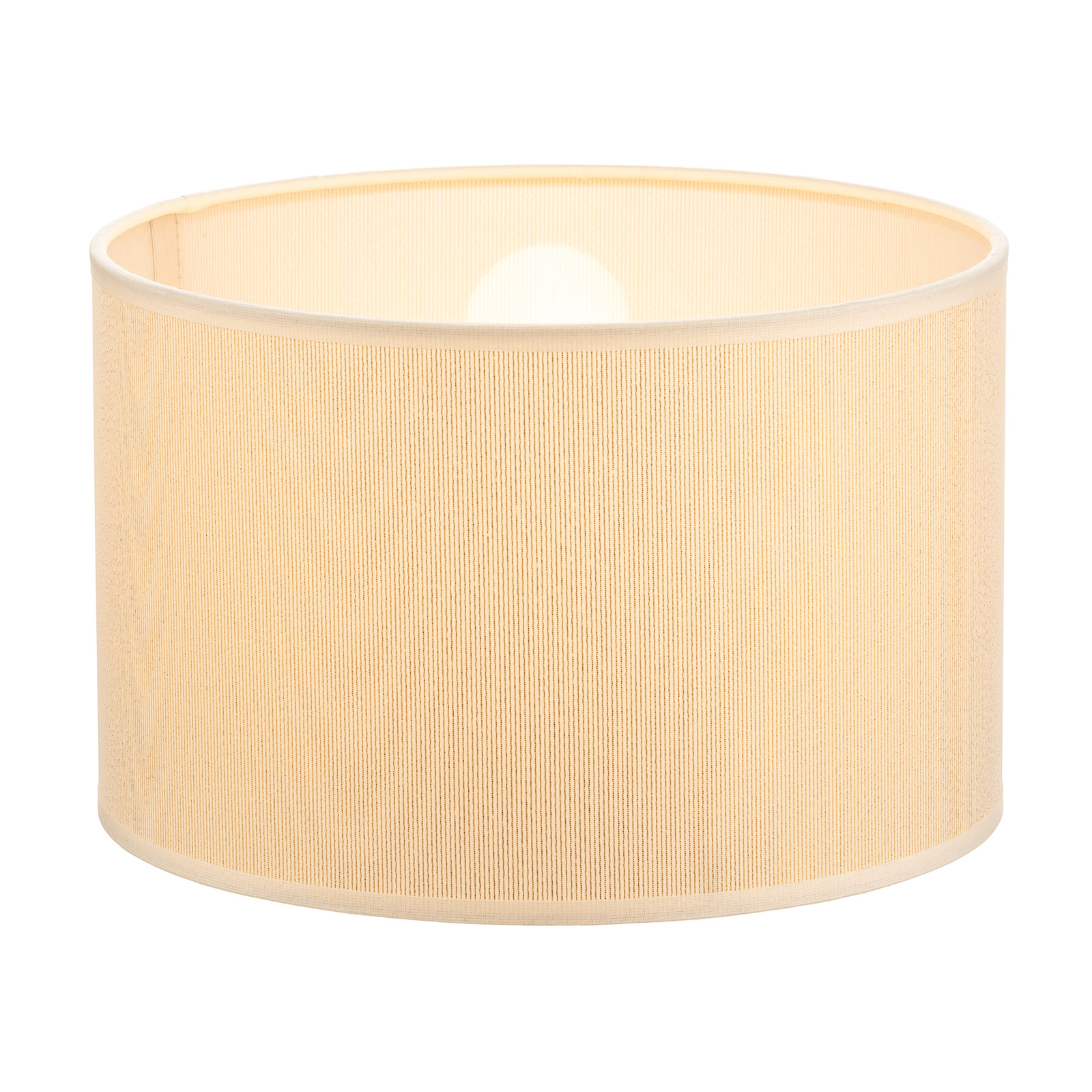 Lampenschirm Roller Ø 25 cm, ecru/gold