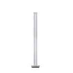 LED floor lamp PURE Lines, silver, remote control, 140 cm