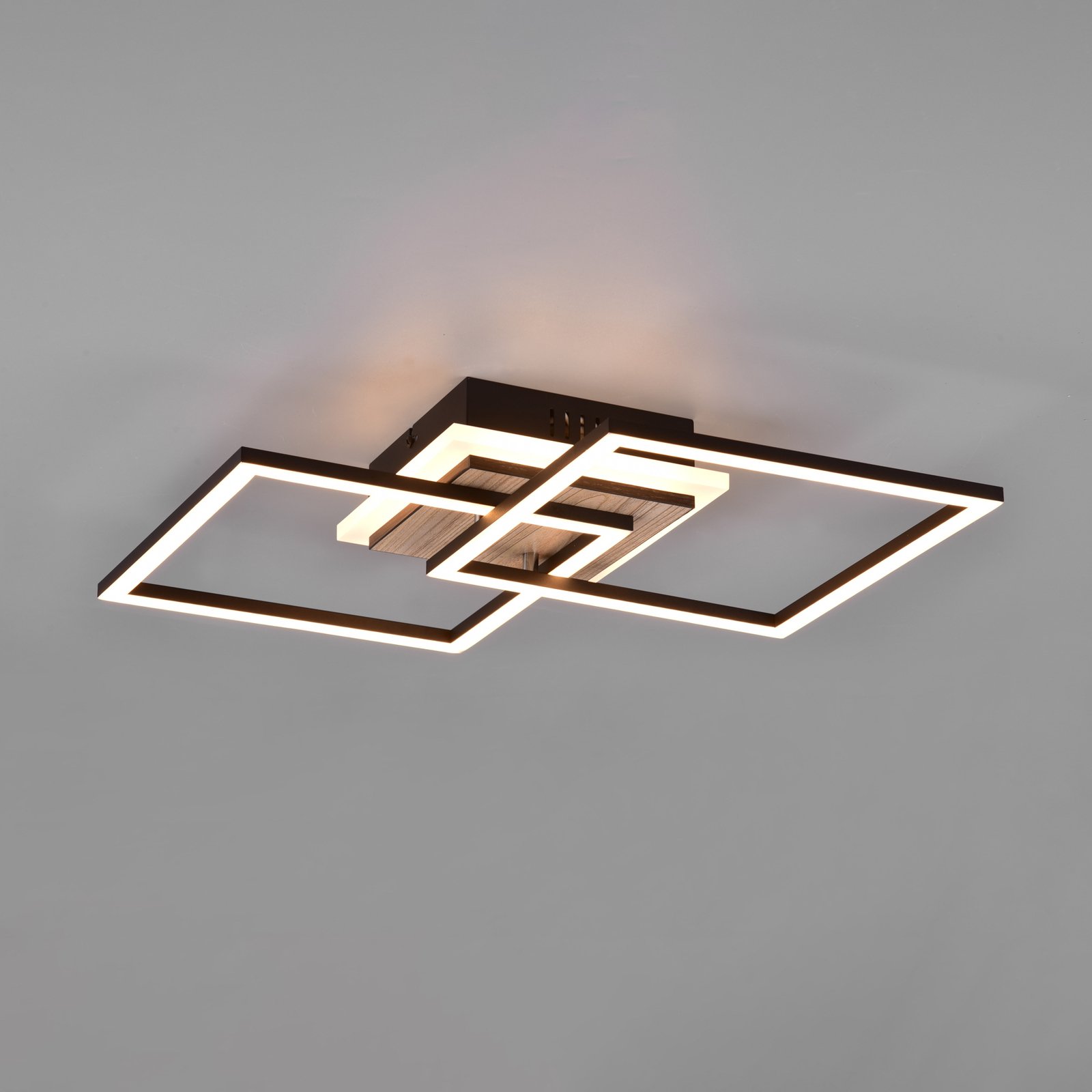 Plafón LED Giro 3 luces angular control remoto