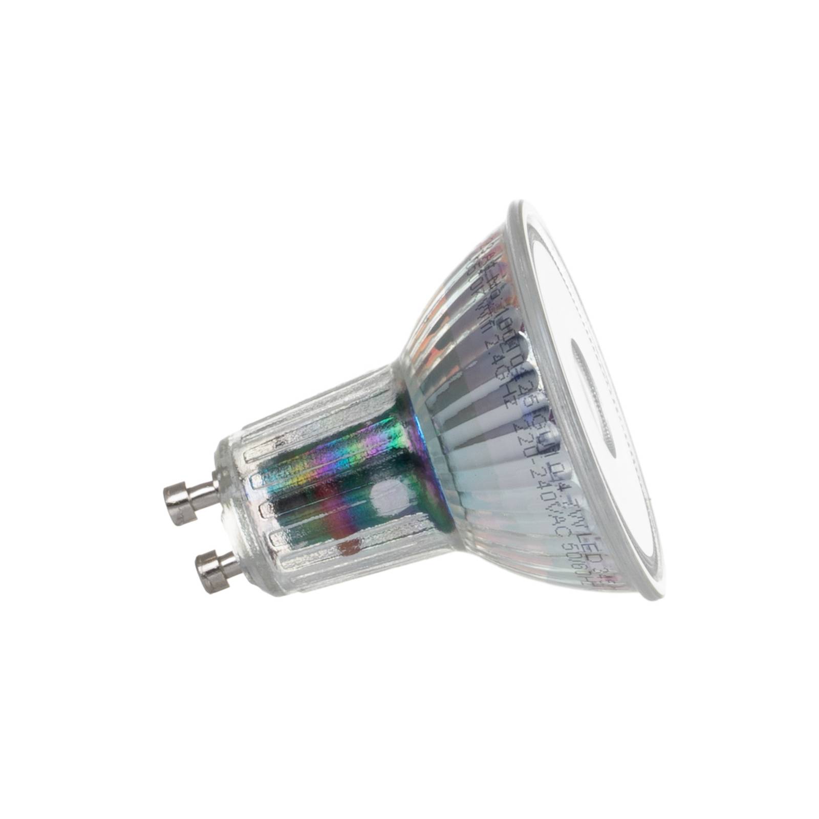 Smart LED-GU10 Glas 4,7 W WLAN klar tunable white