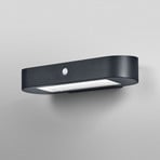 OSRAM LED-sensor-vegglampe ENDURA STYLE SOLAR OVAL 34 cm 830