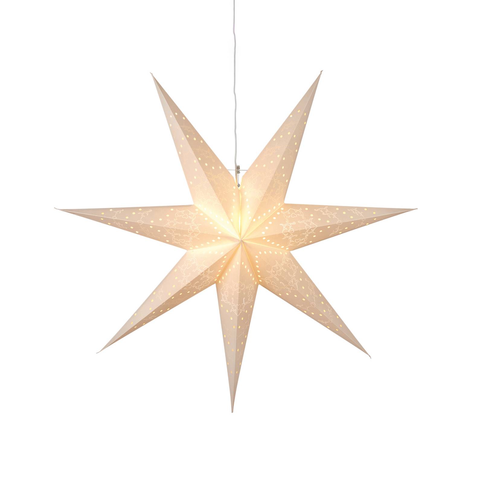 Lógó csillag Sensy, Ø 100 cm, fehér