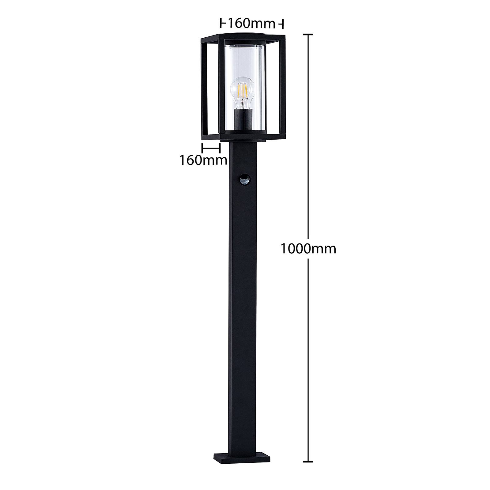 Ferda Buiten Tuinlamp w/Sensor H100 Graphite - Lucande