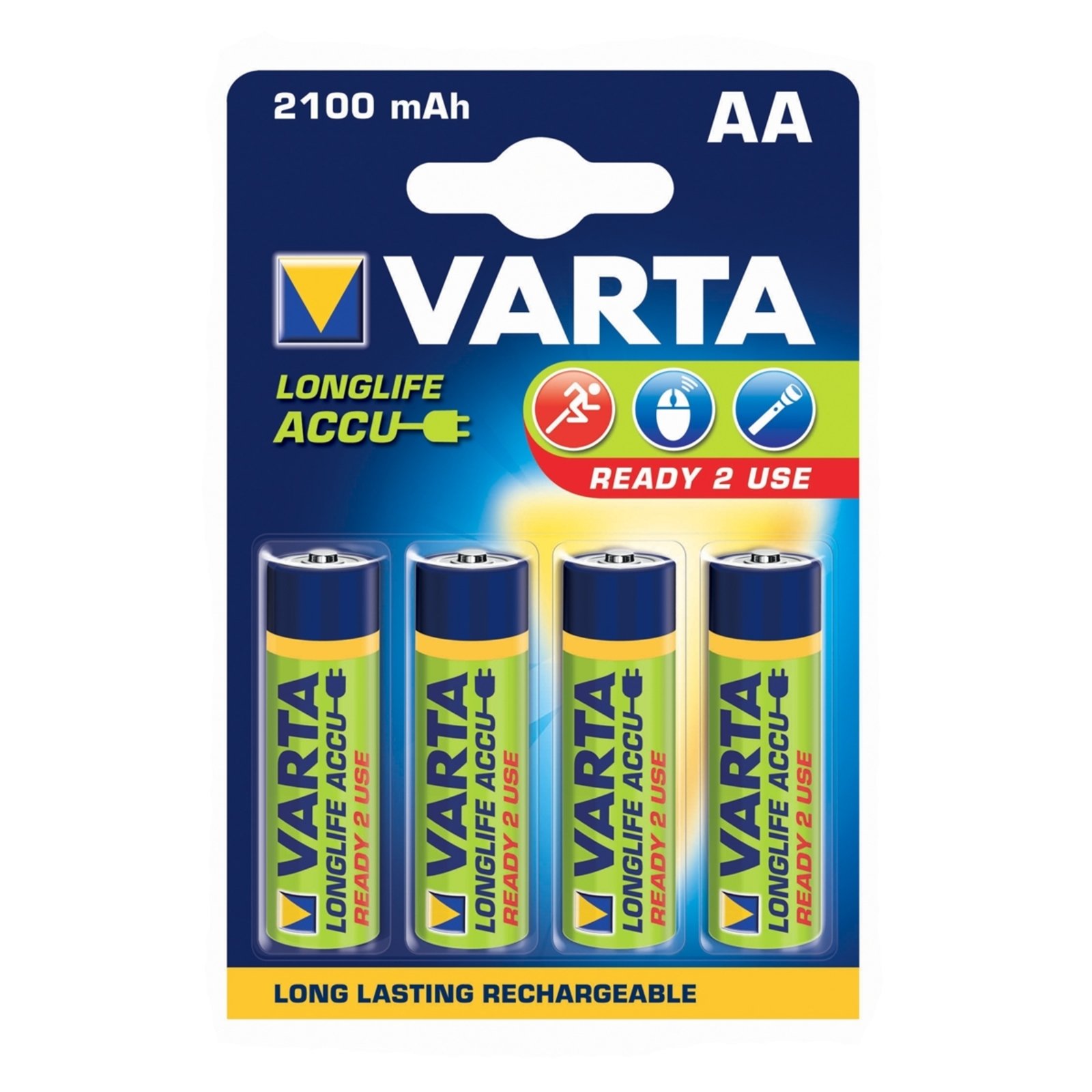Batteries AA Mignon 56706 Varta 1,2 V, 2100 m/Ah