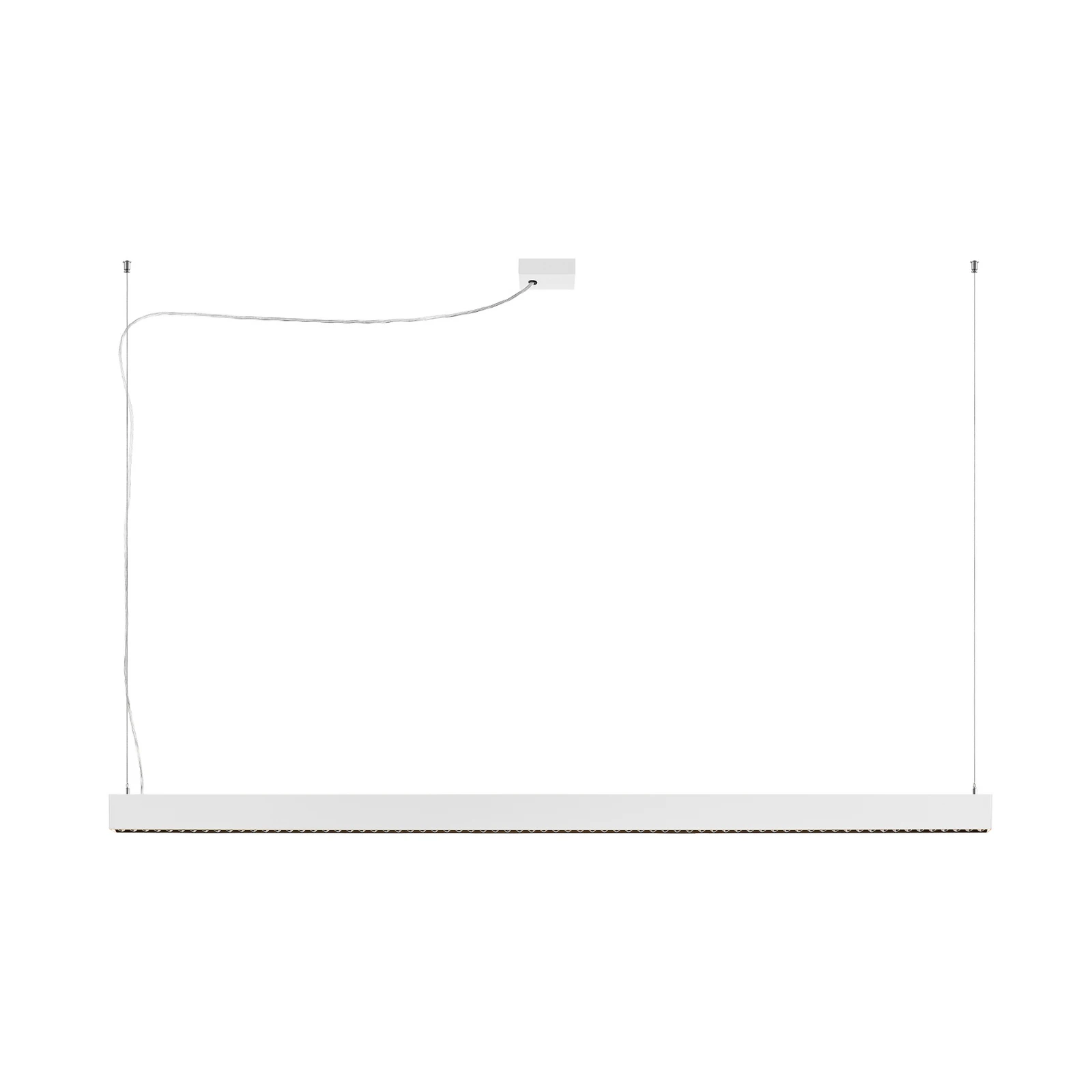 LED-Hängelampe PERFORA PROLINE XL, weiß, 159 cm DALI up/down
