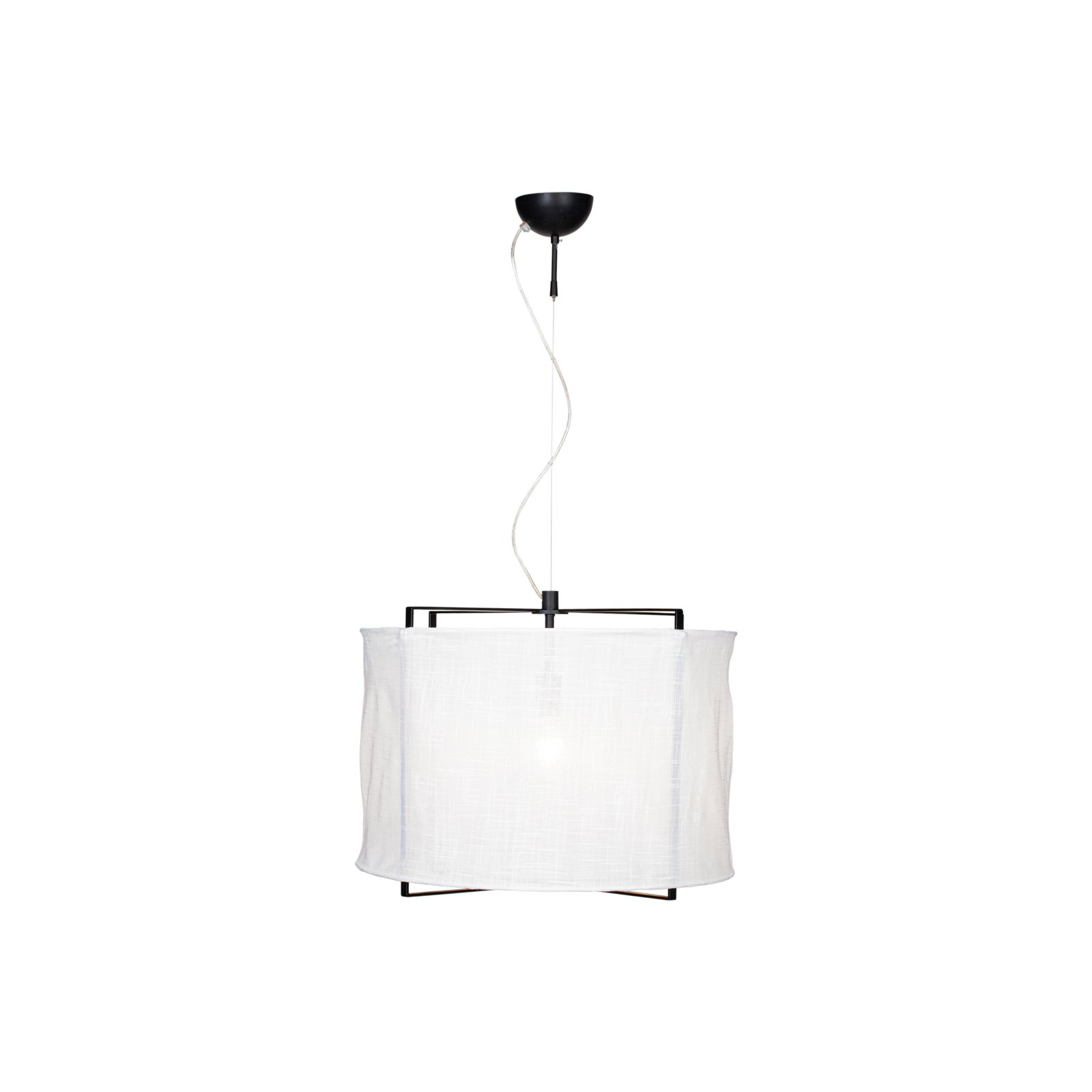 Softy Pendelleuchte Ø60 Matt Black/White - By Rydéns