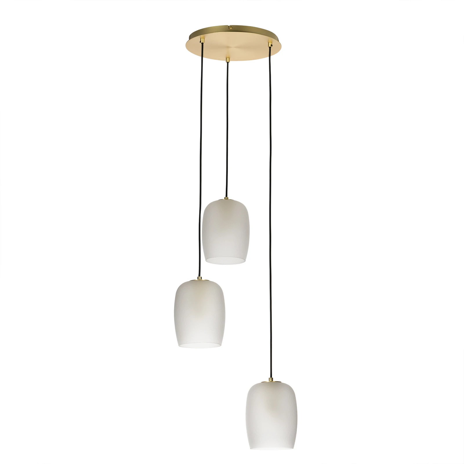 Lucande Taylan Suspension à 3 lampes en faisceau