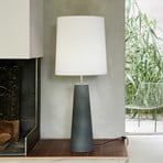 MARKET SET Lampă de masă Cosiness, 102 cm, gri/alb, ceramică