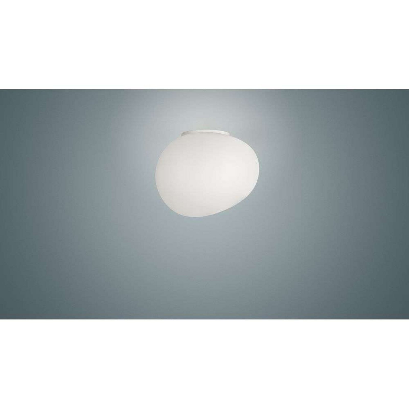 Gregg Media Aplique de Pared/Lámpara de Techo White - Foscarini